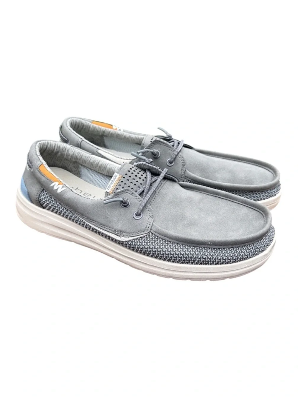 Hey Dude Welsh Grip Slip On Loafers Steel Grey Size 9